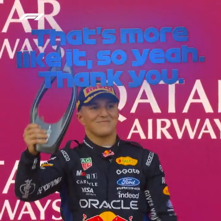 So that weekend was Isack's idea of 'taking it easy' 😅 #F1 #AzerbaijanGP