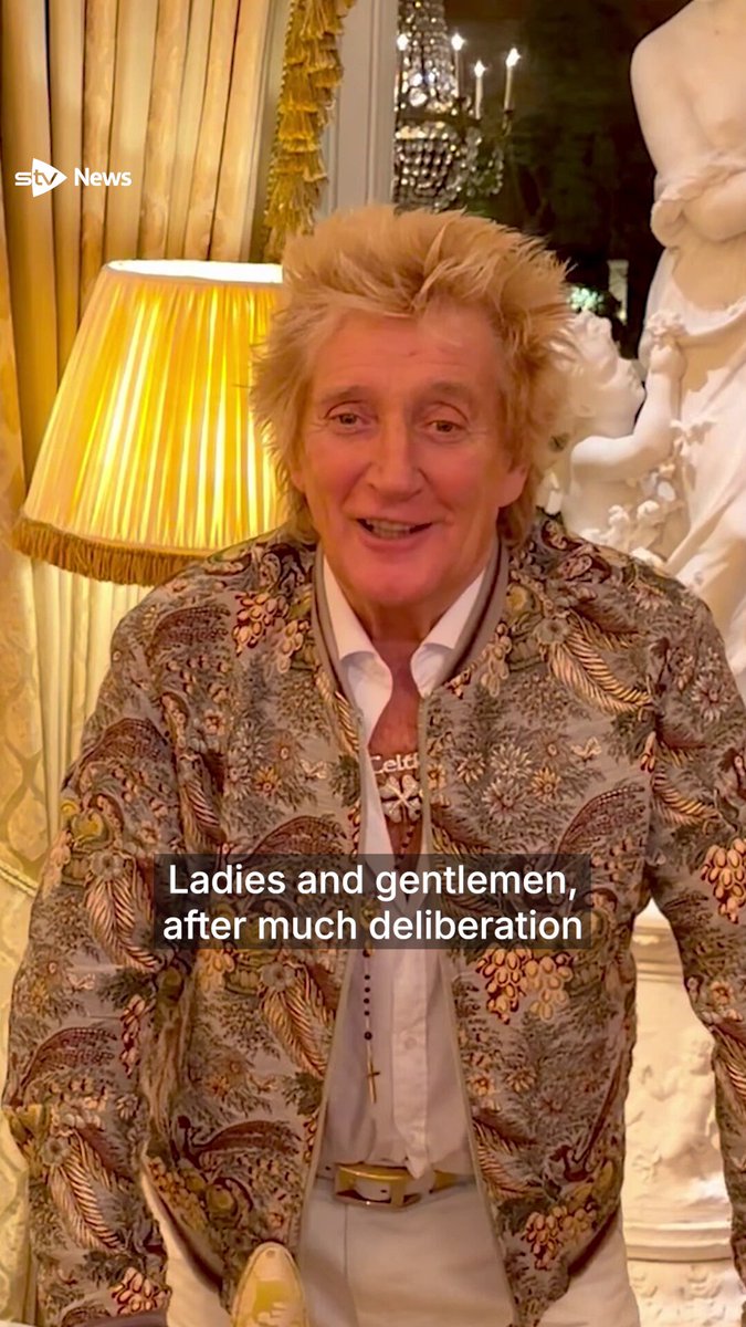 Sir Rod Stewart announces his last ever tour. “Ladies and gentlemen, after much deliberation and sadness, I have to announce next year will be my last tour ever, ever, ever. I’m not retiring, but this will be the last rock and roll tour.” Total legend.