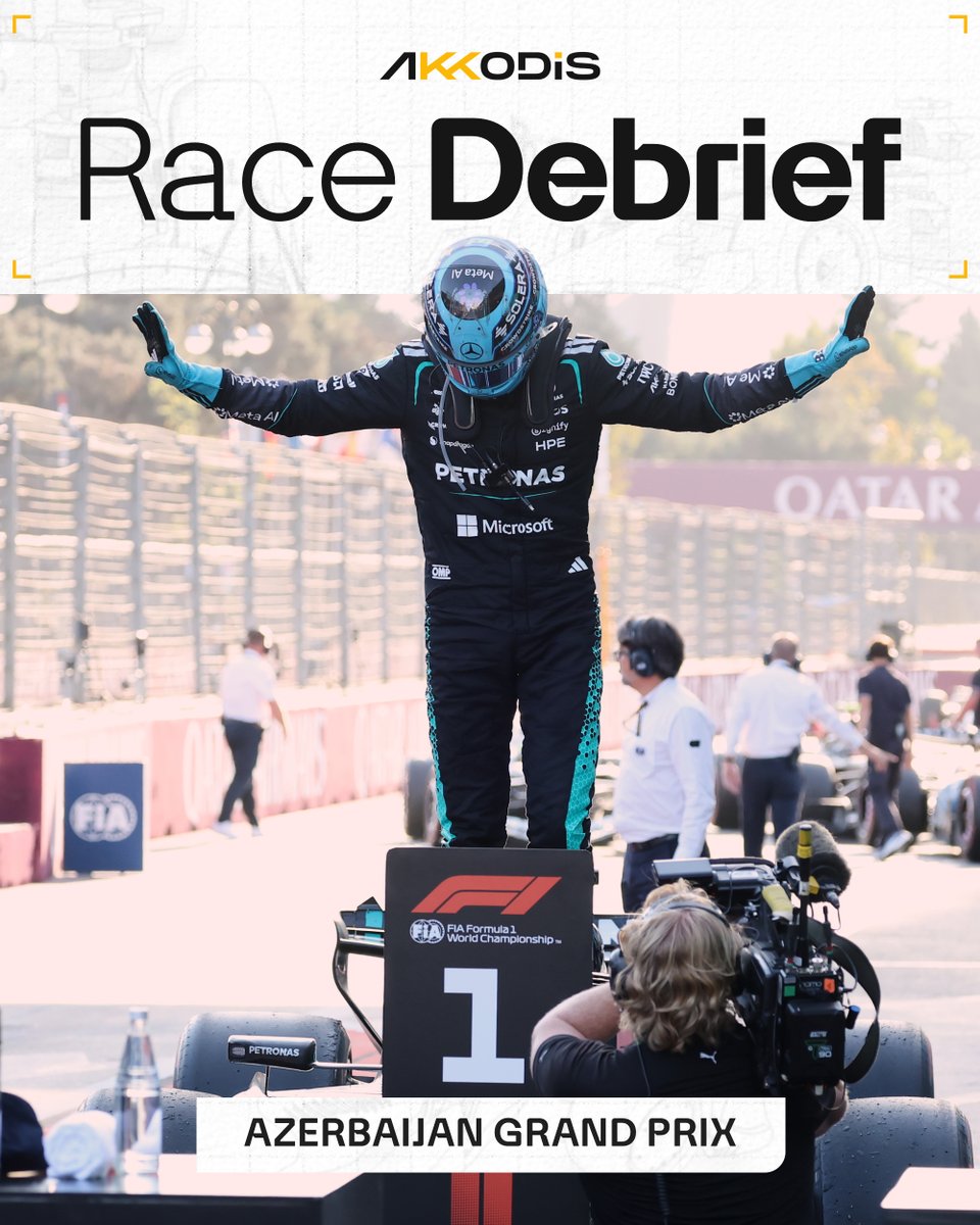 A quick recap of last weekend's performance from the Team at the Azerbaijan Grand Prix, with Trackside Engineering Director Andrew Shovlin and Akkodis 💪