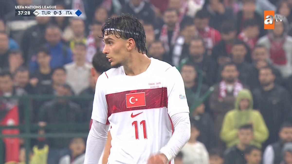 Sarı kart: Can Uzun 🟨 (Dk. 38) #BizimÇocuklar🇹🇷 | #NationsLeague | #UNL | #TURITA