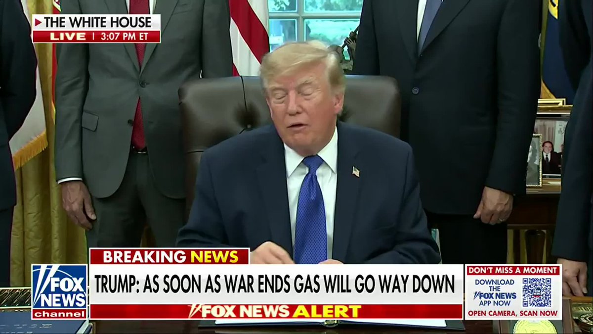 "Your 401(k) is doubled in a short period of time." President Trump touts the economy and retirement savings, telling members of the media their 401(k)s have benefited from market gains. "You're twice as wealthy as you were a short time ago... And that's because of me."