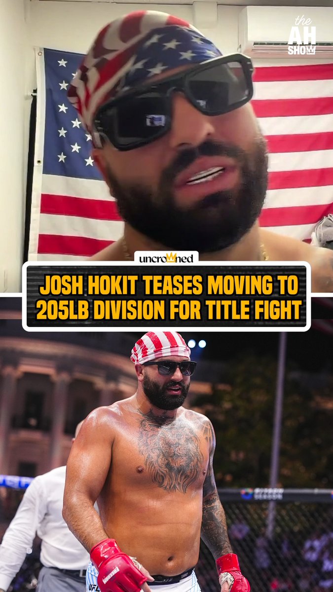 Josh Hokit, champ-champ? Hokit says he could cut down to light heavyweight and dominate that division. #HelwaniShow