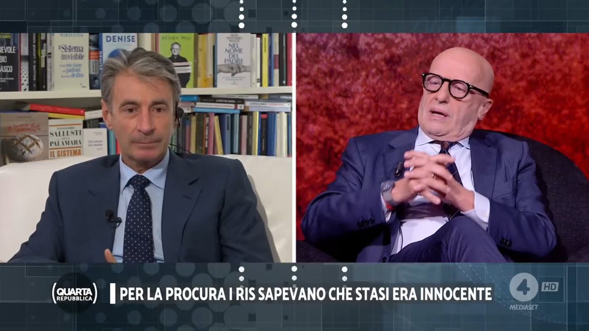 "Il generale che comandava il Ris di parma fa da perito alla difesa di #Sempio quasi a voler difendere da privato quella verità che lui aveva accertato, questa è una coincidenza inquietante" #Sallusti #Garlasco #quartarepubblica
