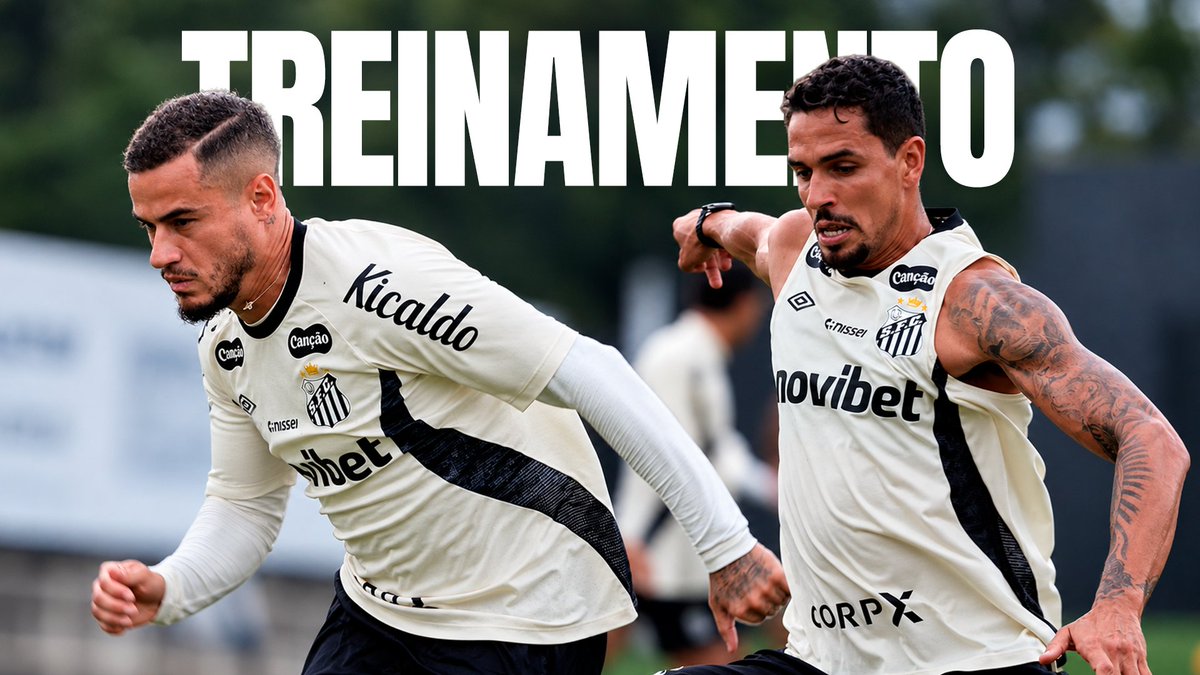 O Peixão iniciou a semana de treinos com foco no SANSÃO de sexta-feira! ⚪️⚫️