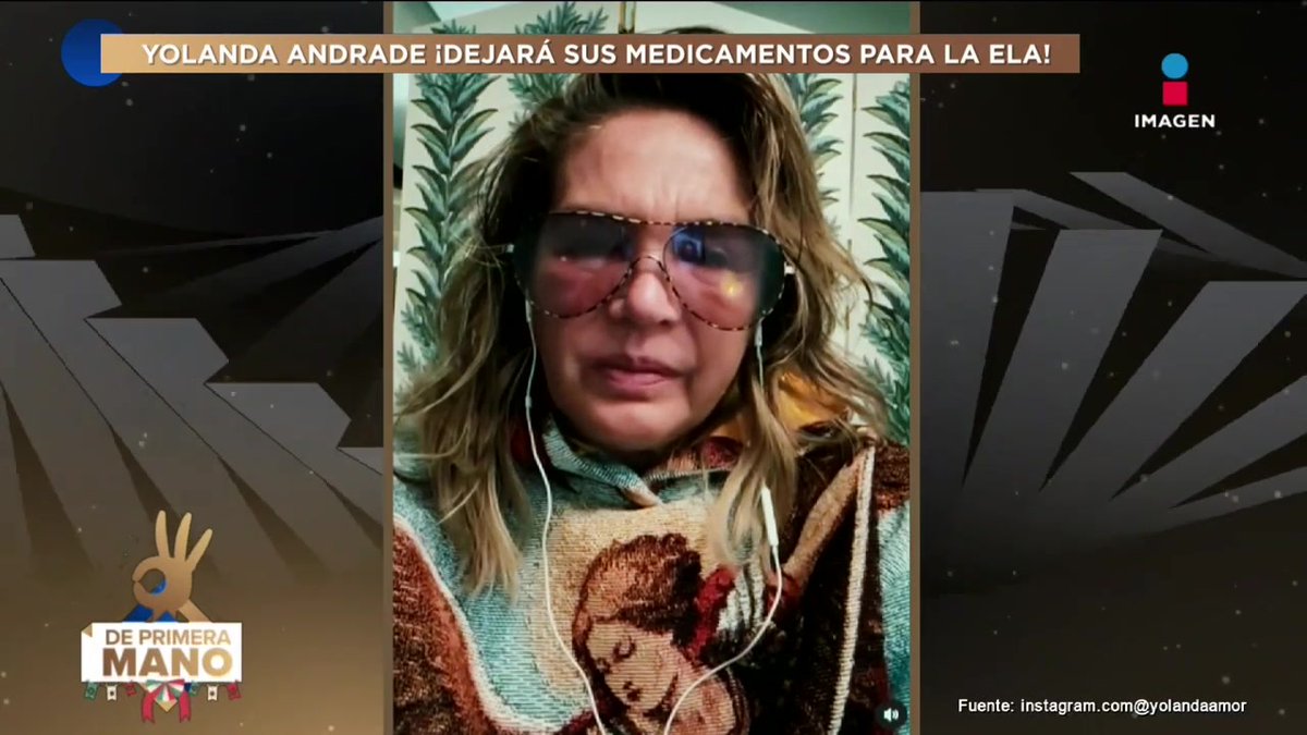 ¡Yolanda Andrade ya NO tomará su MEDICAMENTO para la esclerosis lateral amiotrófica que padece! La conductora rompió el silencio sobre su decisión #DePrimeraManoTV👌 de lunes a viernes 3 pm por el 3.1 de #ImagenTelevisión:
