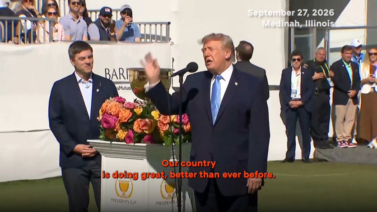 Trump came to Illinois and lied. Nobody thinks our country is doing “better than ever before.”