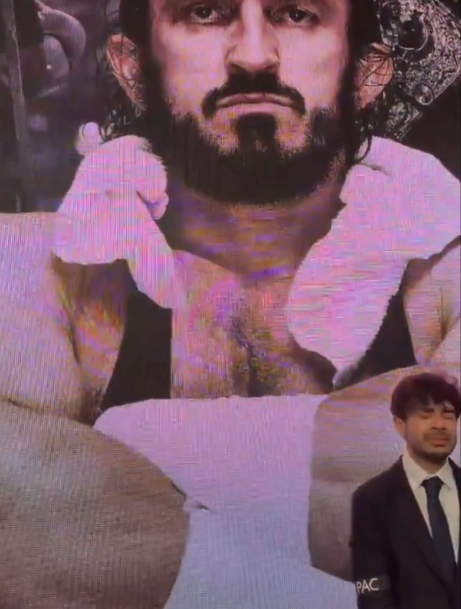 Tony Khan gives a speech about Pac &amp; honors him with a 10 bell salute before the Ring Of Honor show.