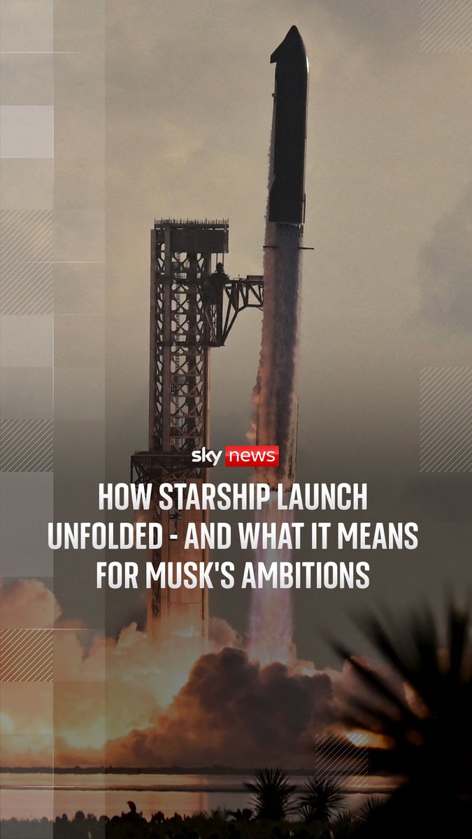 Sky's science and technology editor Tom Clarke has been following the latest SpaceX launch - and what it means for Elon Musk's ambitions in space. Read more: