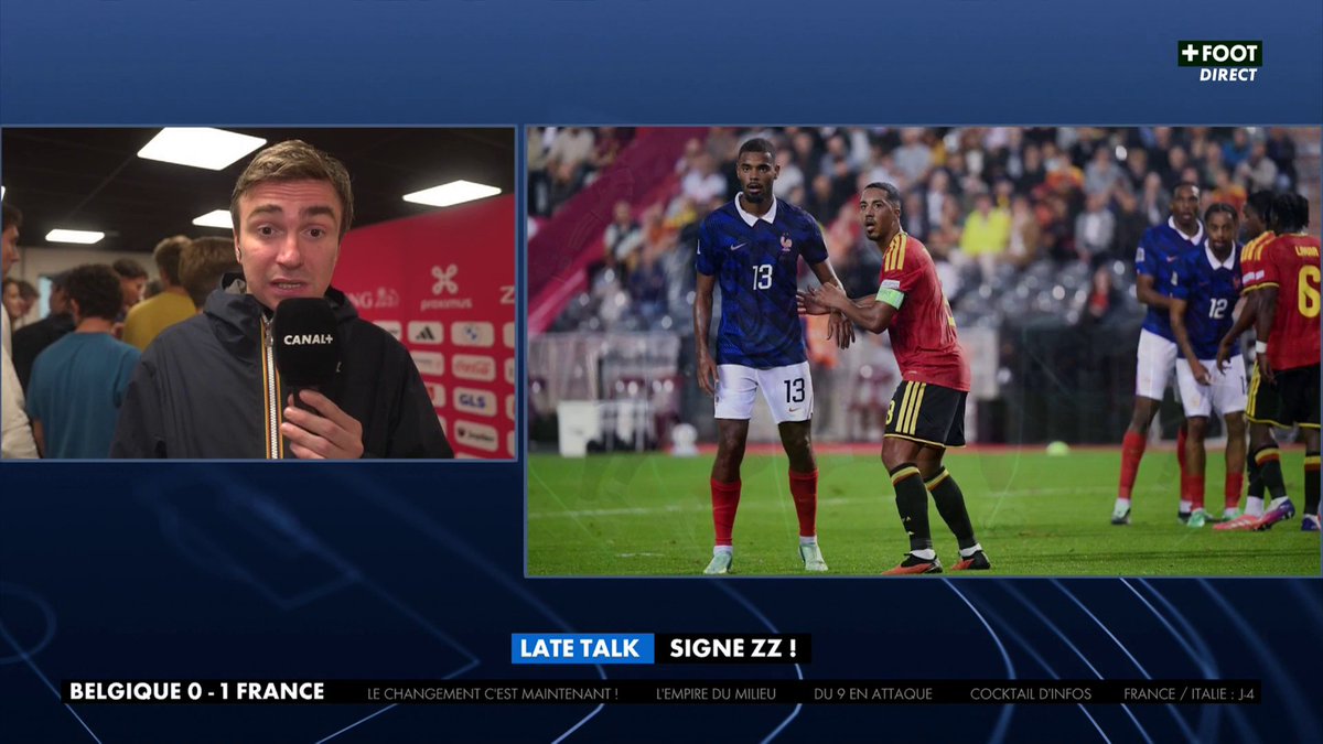 🚨 Bertrand LATOUR : « J’AI RAREMENT VU UN JOUEUR AVEC AUTANT DE PERSONNALITÉ ET DE QUALITÉ POUR SA PREMIÈRE QUE DA CUNHA. 🇫🇷🤩 » Tout le monde est tombé d’accord sur ce sujet. 😁 🎥 CANAL+ Foot