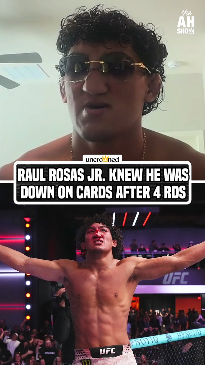 It was all our nothing in the 5th round for Raul Rosas Jr. 😤 #UFCVegas121 #HelwaniShow