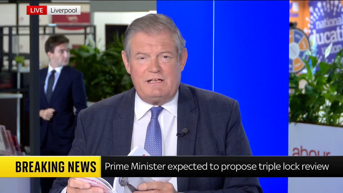BREAKING: Andy Burnham will suggest the triple lock on the state pension should be reviewed in the next manifesto, Sky News understands. Sky's @JonCraig has the latest. Read more: 📺 Sky 501, Virgin 602, Freeview 233 and YouTube