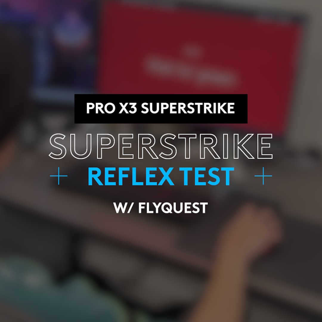 Can you top the FlyQuest leaderboard? Test your speed at and drop your time in the replies! ⚡ PRO X3 SUPERSTRIKE