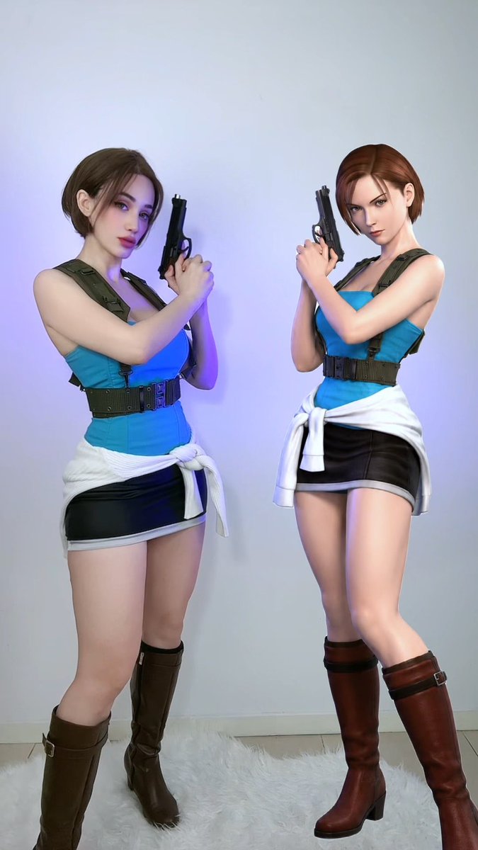 September 28th daylight the monsters have overtaken the city somehow i'm still alive 🩵 #jillvalentine #residentevi