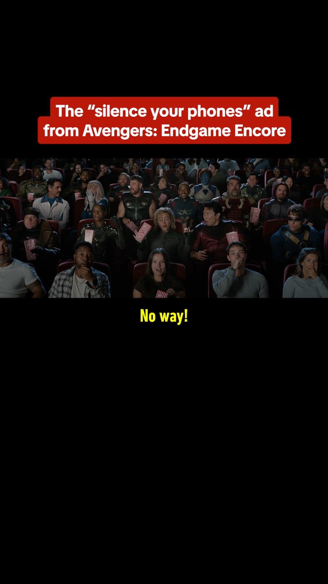 The cast of Avengers: Doomsday breaks character in a new promo to silence your phones in movie theaters.