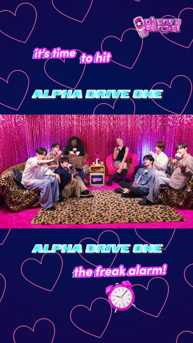 ALPHA DRIVE ONE takes over the Fangirl Hotline, where we find out who's the biggest bad boy, their dream first date... and what the heck is a freak alarm?! Did your question make it onto the pod? Watch ALPHA DRIVE ONE on our pod at 4pm PT/7pm ET: