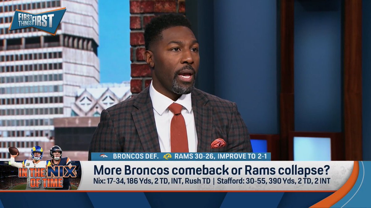 “It was a collapse but the Broncos took advantage of it… The Rams just had opportunities that they didn’t take advantage of.” Greg Jennings breaks down the Rams collapse: