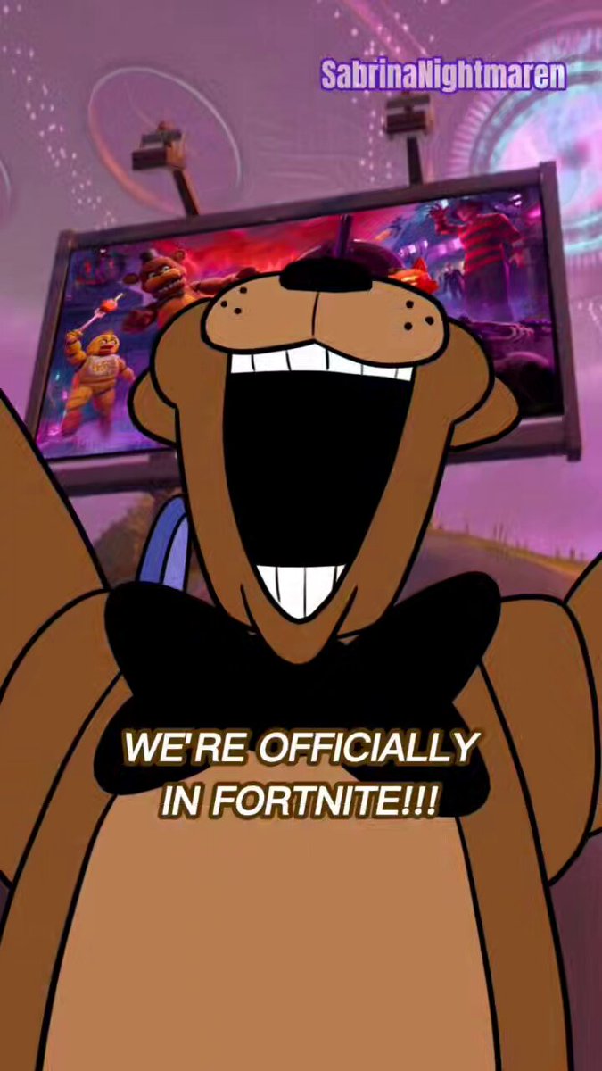 Looks like I'll need to learn how to play Fortnite 🏃‍♀️💨 #fnaf #Fortnitemares #fivenightsatfreddys