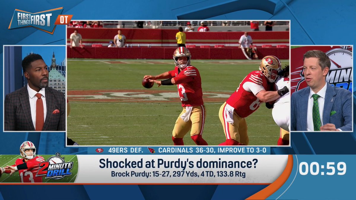 “He is still so dominant that I don’t know that anybody, including Brock Purdy, saw this coming… It’s not just a level of efficiency, he converts for touchdowns.” Danny Parkins breaks down why he’s still shocked by Brock Purdy: