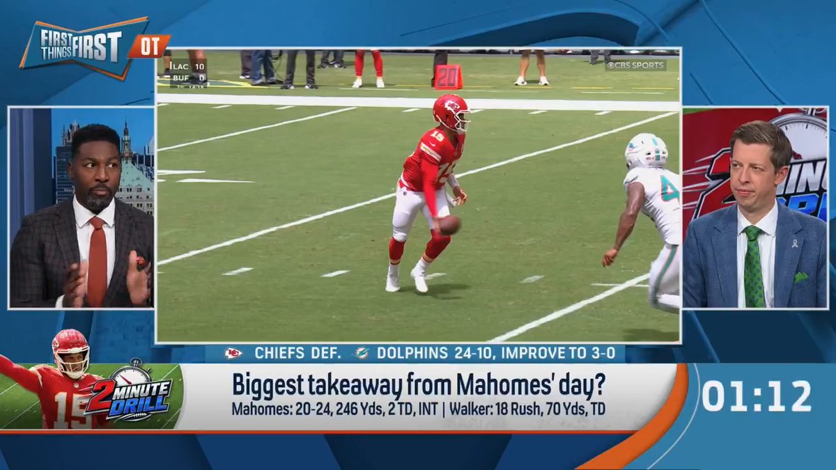 Biggest takeaway from Patrick Mahomes’ day? Greg Jennings answers: “It just feels scary. It doesn’t look scary yet, but it’s starting to feel scary.”