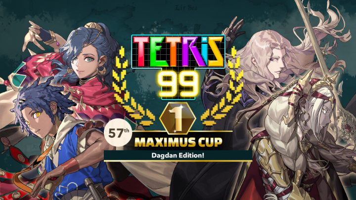 The #Tetris99 57th MAXIMUS CUP MAXIMUS CUP – Dagdan Edition will run from Oct 2 at 12am PT to Oct 5 at 11:59pm PT! Once you’ve accumulated a total of 100 event points, a new theme will unlock, featuring art, music, and Tetrimino designs! Tetris