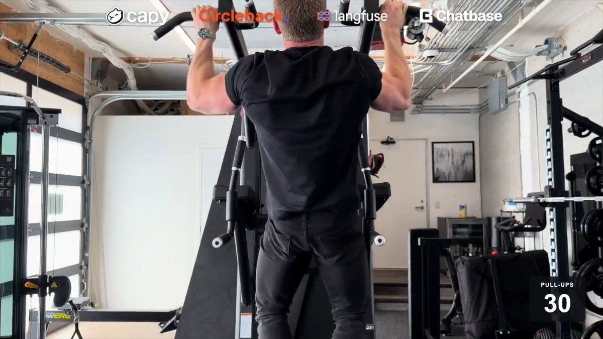 okay so i managed to do 30 pull-ups on camera. perchance does any women find this interesting perhaps?