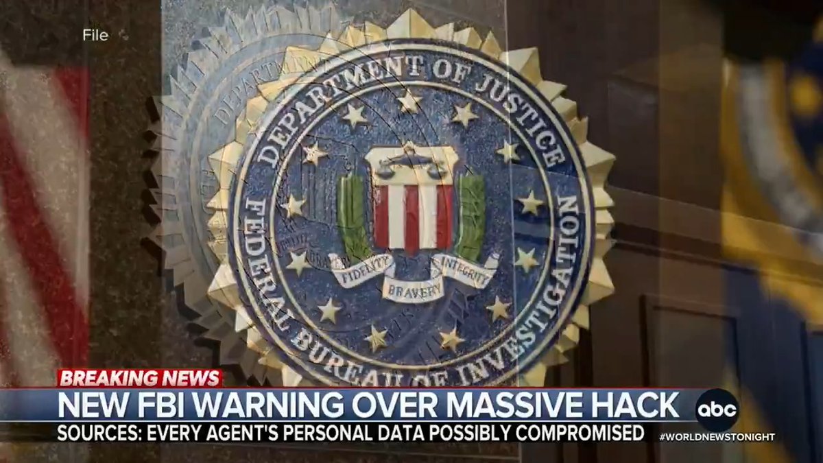 The FBI has warned all employees their personal information may have been stolen in a massive cyberattack. Sources tell ABC News the bureau is operating as if every FBI employee's personal information has been compromised. Pierre Thomas has the latest.