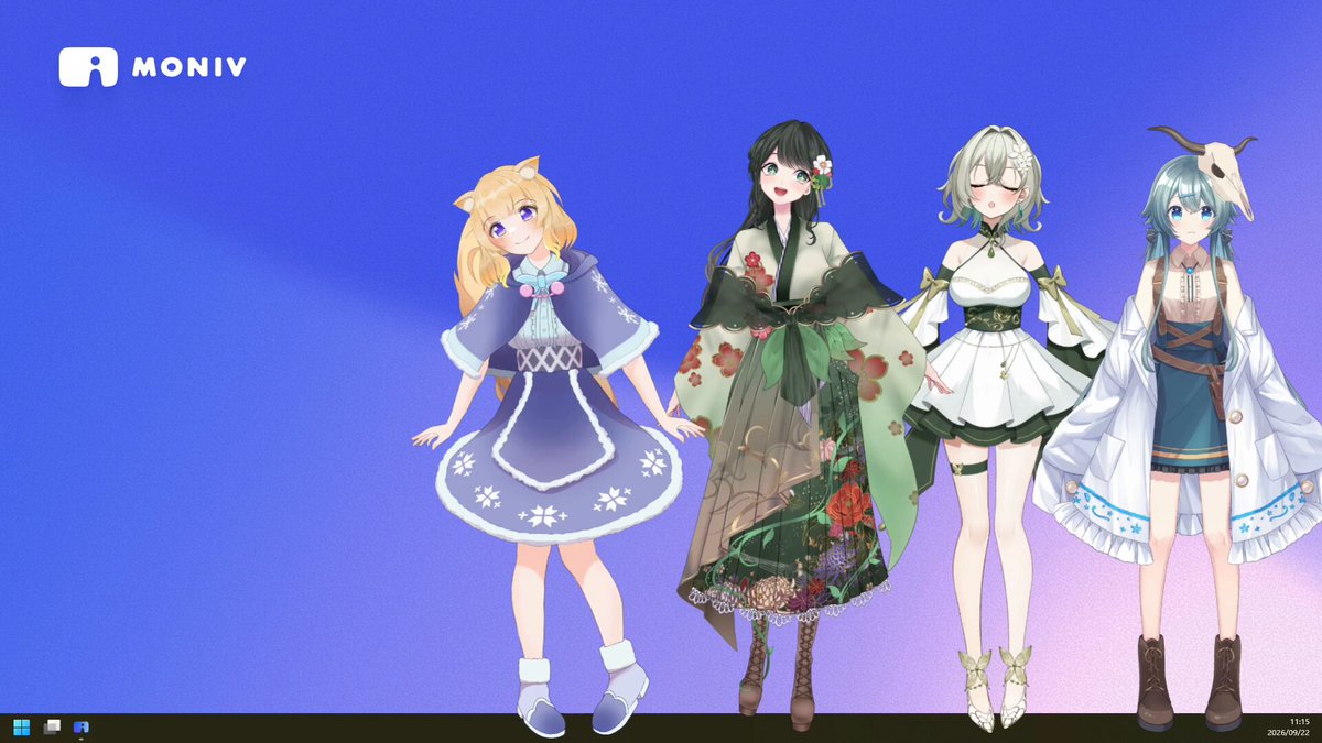 自分のLive2Dモデルをデスクトップマスコットにできるアプリ「もにぶい / MoniV」のSteamストアページを公開しました！ なでなでやタッチなどの反応も実装できます✨ 近日公開予定です！ 気になる方はぜひウィッシュリストに入れてもらえるとうれしいです！