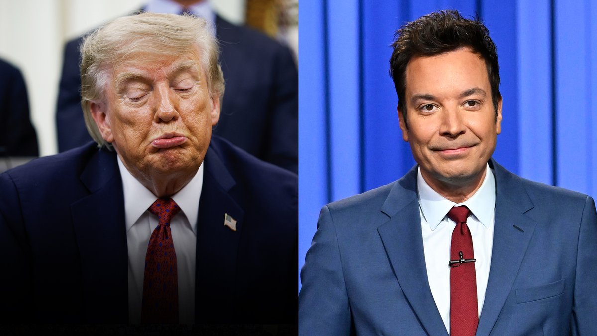 Trump’s approval rating has dropped to 34.7%. Kash Patel heard and was like, “My last breathalyzer was higher than that.” #FallonTonight