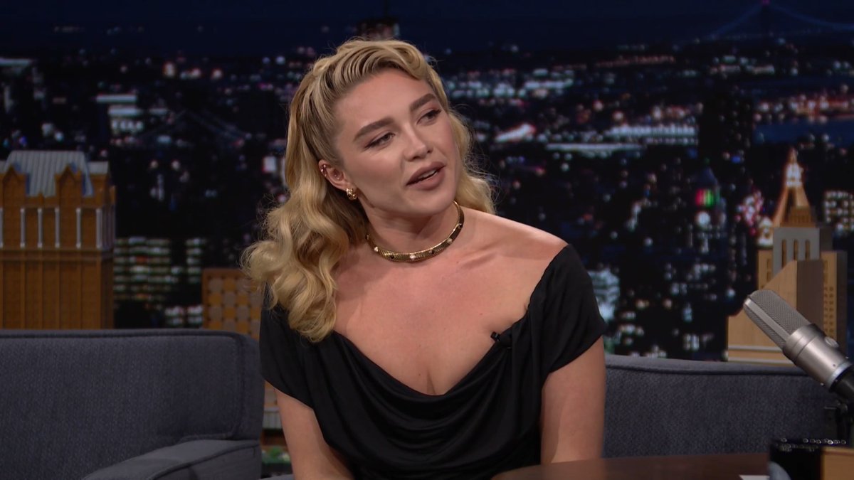 .Florence Pugh loves her “big potatoes, small potatoes” lines in Spider-Man Movie 😂 #FallonTonight #SpiderManBrandNewDay