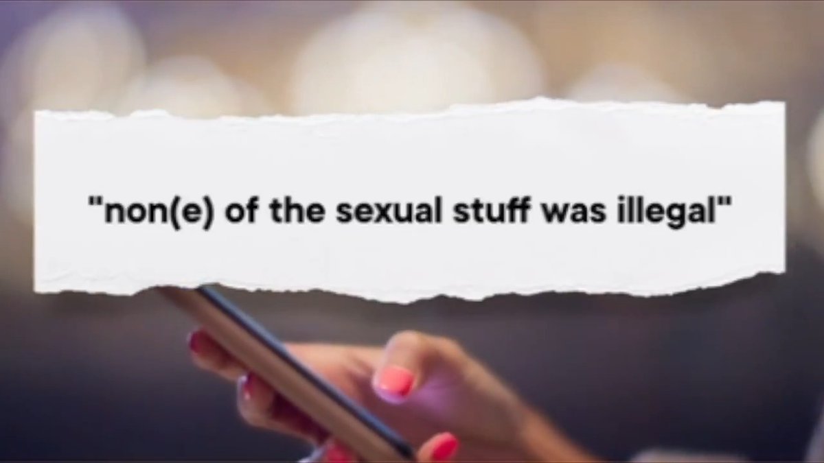 "Jane Doe" texted one of her alleged gang-rape assailants that she enjoyed the sexual activity, wanted to meet up again, and "none of the sexual stuff was illegal." Apparently in October 2024 she had no idea she was gang-raped. Only came to that shocking realization 2 years later