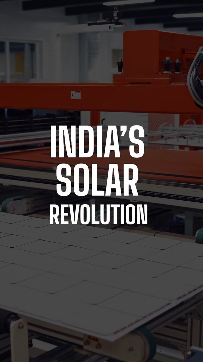 ☀️ Powered by the Sun, Driven by Make in India 🇮🇳 From sunlight to sustainable power, solar energy is shaping a new chapter in India’s clean energy journey, powered by innovation and homegrown capabilities 🎥 Watch: #12YearsofMakeinIndia #MakeinIndia #AatmanirbharBharat Make in India