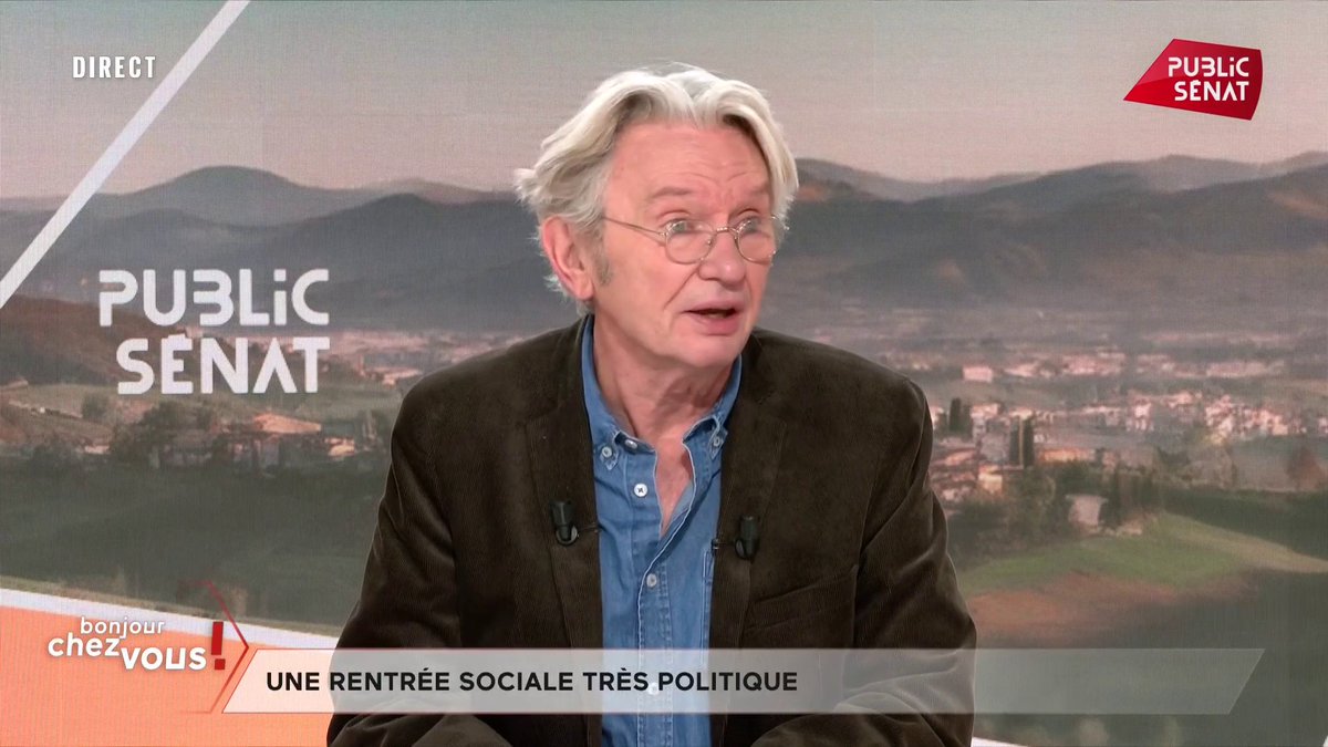 « Mélenchon ne veut pas gagner la présidentielle, il veut être le premier opposant à Marine Le Pen » déclare Jean-Claude Mailly, ancien secrétaire général de FO, sur le plateau de #BonjourChezVous