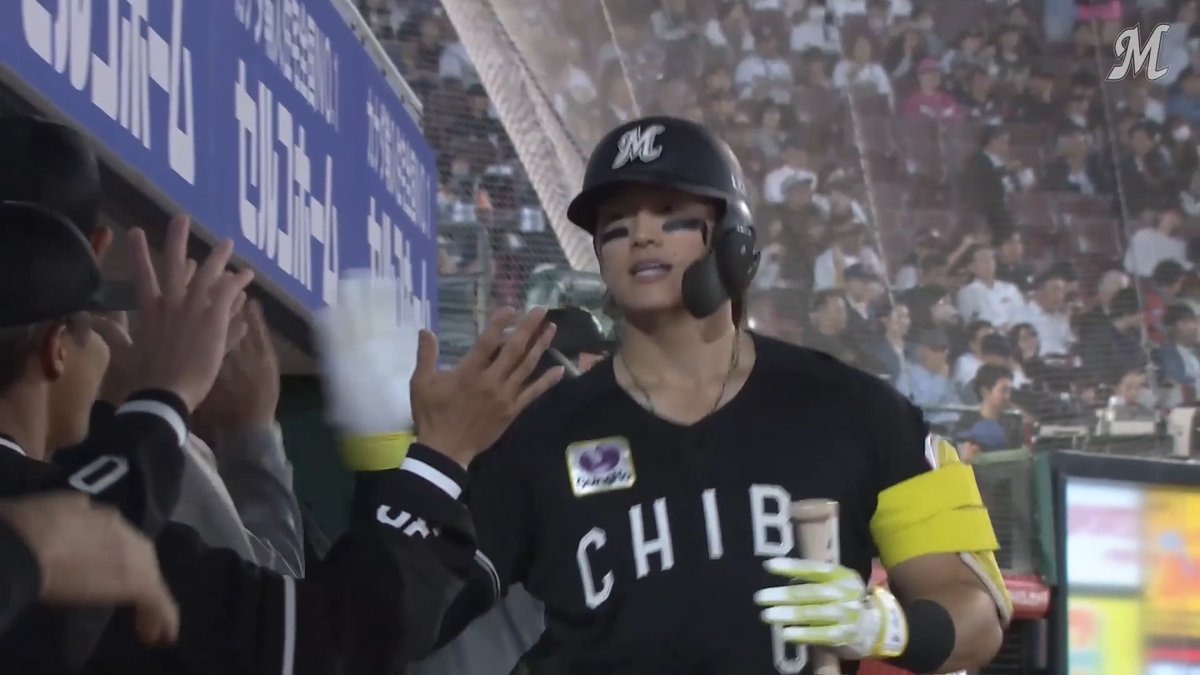 #山本大斗 選手の今季3号ソロで勝ち越し! #chibalotte #MarinesBaseball #MarinesHRs