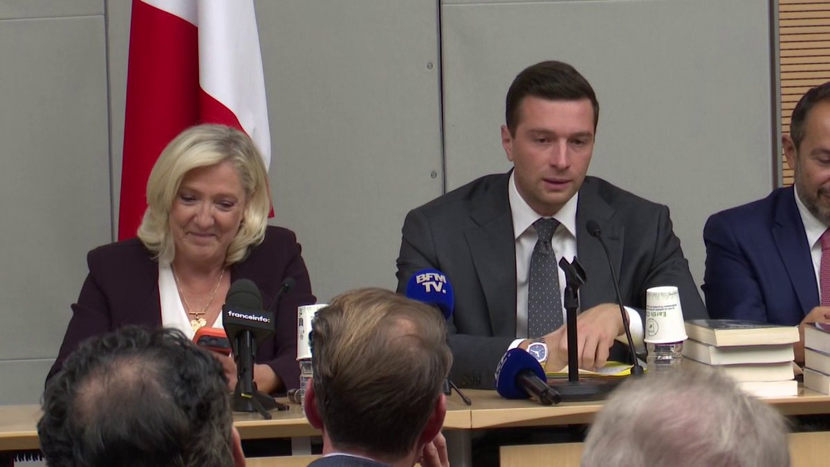 Révélations de Mediapart: "Je vais me battre sur le terrain judiciaire", déclare Jordan Bardella, qui dénonce des "accusations fallacieuses". "Ces propos et ces positions n'ont jamais été les miens", ajoute le président du RN.