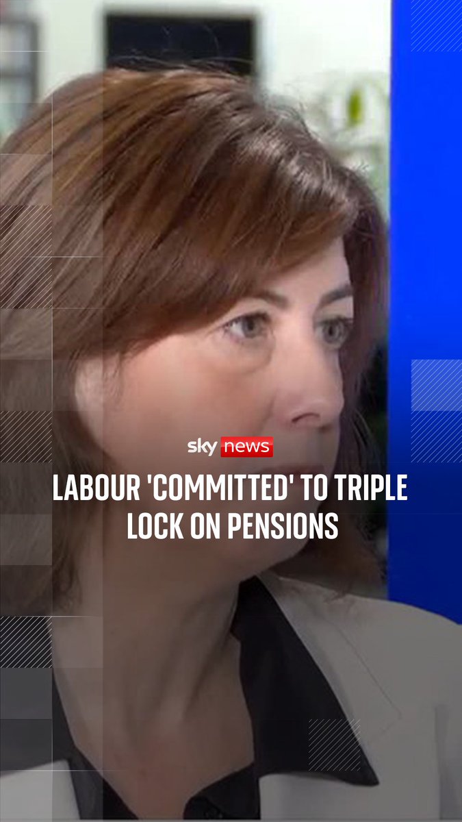 Andy Burnham is to suggest in his speech to the Labour Party conference that the pension triple lock should be reviewed in the party's next manifesto. Labour deputy leader Lucy Powell speaks with Sky’s Sophy Ridge and Wilfred Frost on the policy