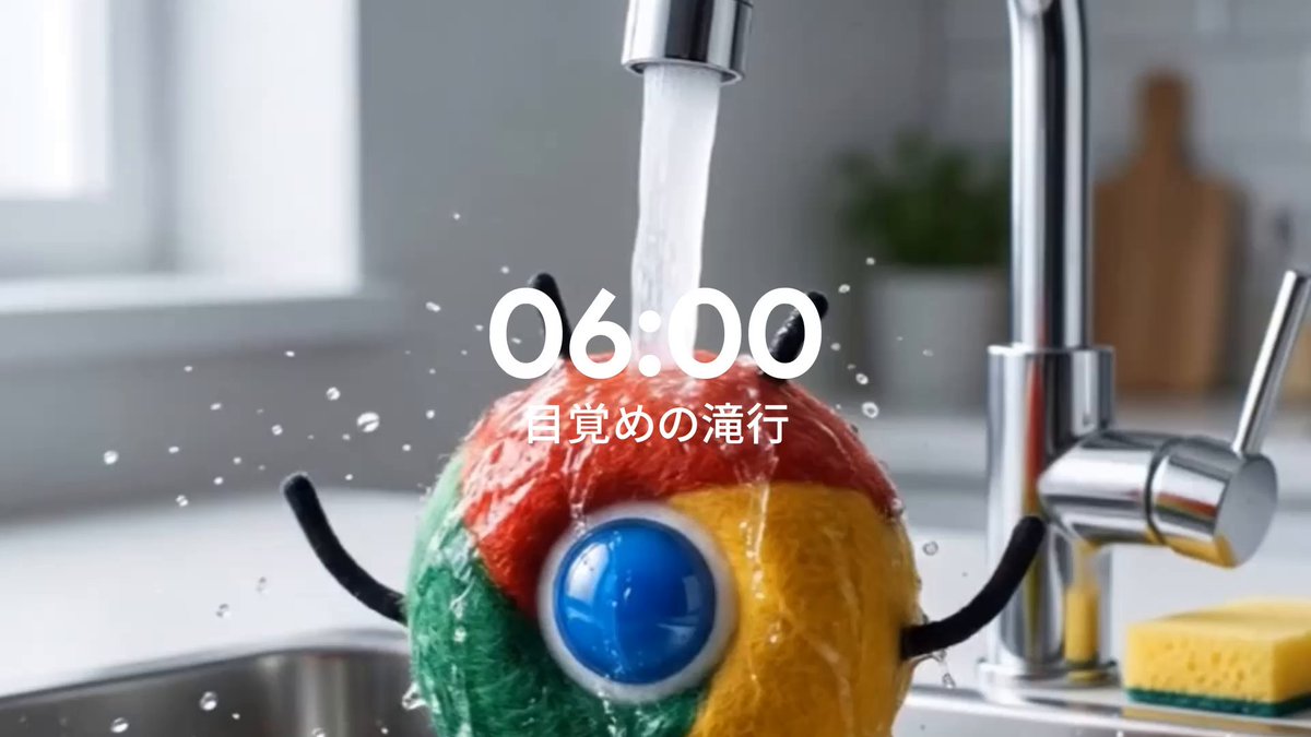 【Google に出社するくろーむの 1 日 Vlog】 自動扉さん!くろーむに気づいてあげて〜!