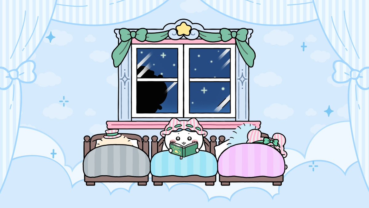 ┏━━━━━━━━━┓ 🗡️ピーターパン🗡️ ホームアイテム ┗━━━━━━━━━┛ ピーターパン衣装のハチワレが遊びに来る ホームアイテム【窓からかわいい訪問者】をご紹介✨ Lvアップさせるとちいかわたちも遊びに来る！ イベントを進めてゲットしよう⭐ #ちいぽけ #ちいぽけ1ꓸ5周年