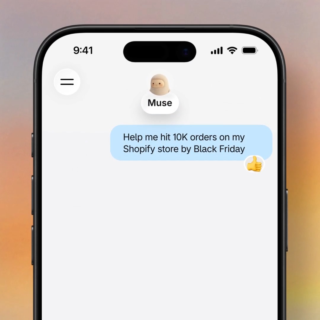 Our Muse connector is live Connect your Shopify store and talk to your Muse about orders, inventory, and analytics It remembers your goals and follows up before you even ask