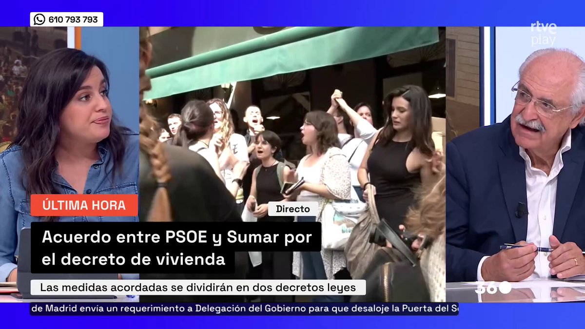 🗣️ Miquel Ramos: "Ahora han ido un paso más allá y son los grupos neonazis los que están llamando directamente a ir a reventar la acampada y a ir a enfrentarse". ▶️ Miquel Ramos 🥘 en #Mañaneros29S