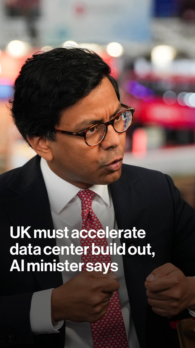 The UK needs to “move faster” on data center construction to reach a “sovereign level” of artificial intelligence processing power and infrastructure, AI minister Kanishka Narayan says
