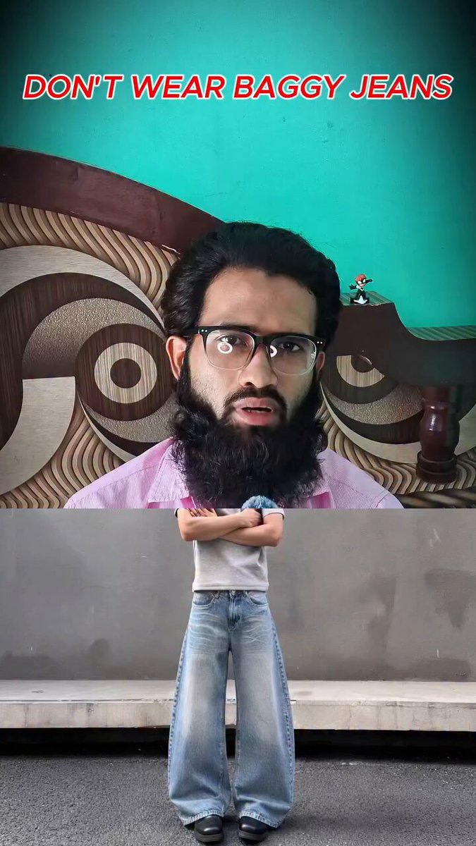 Aap agar baggy jeans pehete hai to aap criminal hai AIIah ki nazron mein 🔥😂😂😂😂