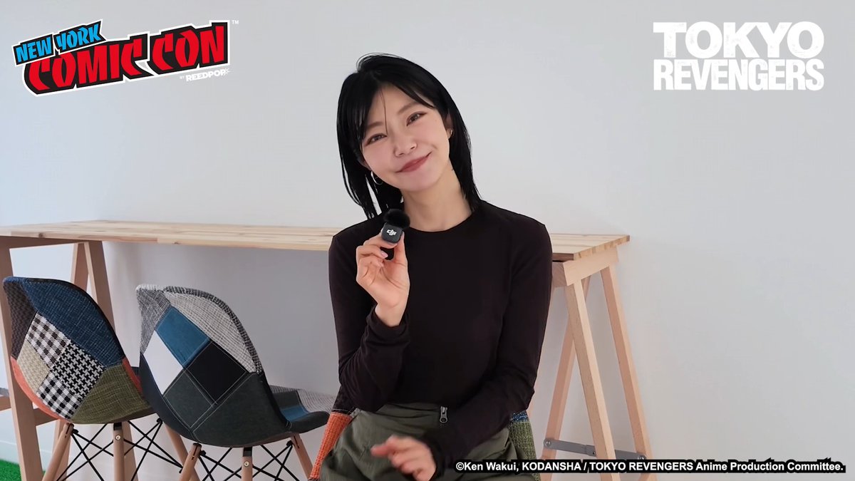 ／ 🔥New York Comic Con 2026🔥 瓦城千咒役・伊瀬茉莉也さんからの ビデオメッセージが到着！📢 ＼ 『東京リベンジャーズ』第51話上映＆トークショーを開催！✨ 🗓️日時：10月11日（日）13:45～14:45 📍会場：エンパイア・ステージ 🎙️ゲスト：#伊瀬茉莉也 さん（伊瀬茉莉也🌖Mariya Ise） パネル（ステージ）の参加予約受付中！ #toman_anime #東リベ