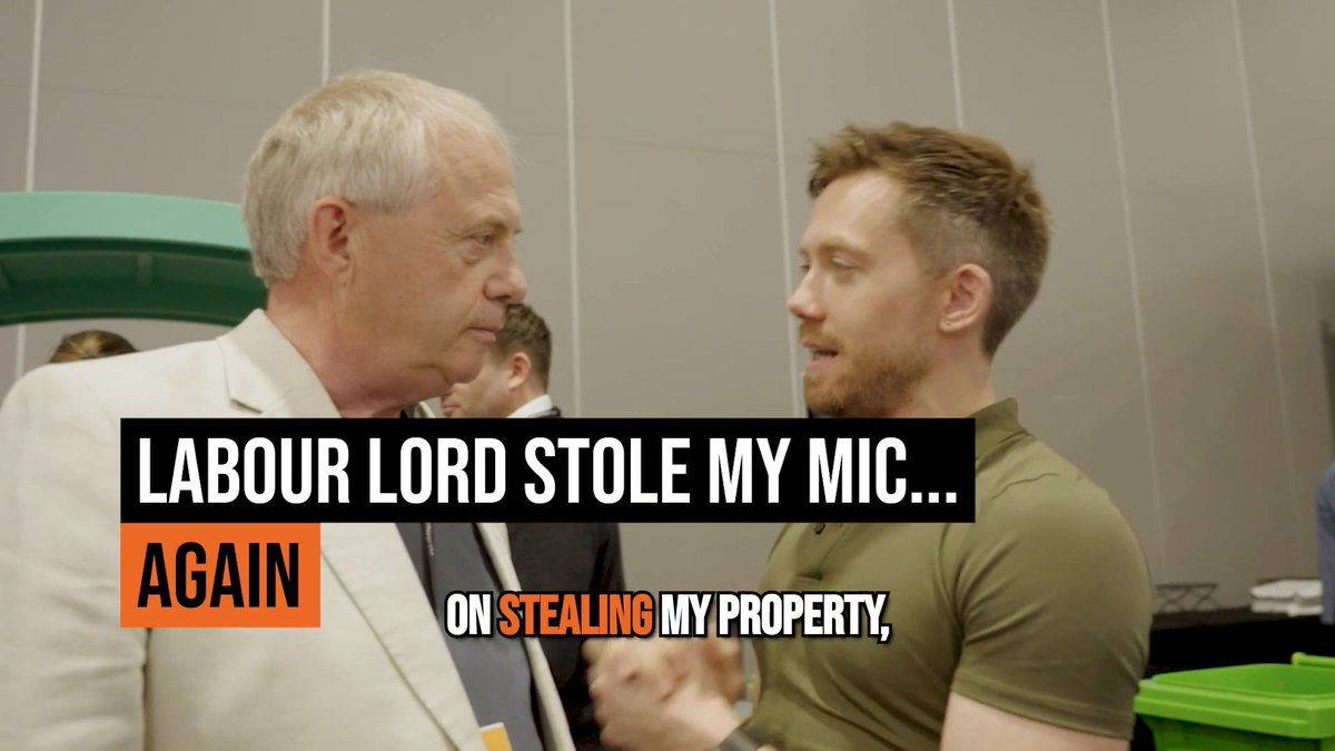 Last year, Lord Mann stole our microphone. It came after he claimed he'd never spoken about Israel, which had done - repeatedly. This time, this happened.