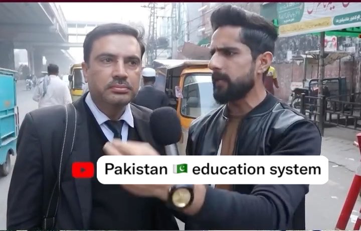 A Pakistani educated lawyer trying to convince reporter that we are superior in the world.
