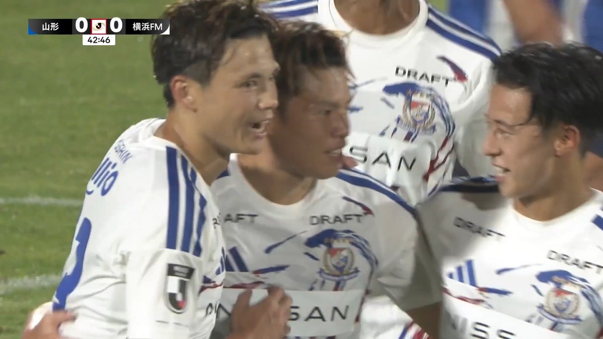 / 落ち着いてキーパーの逆を突き、先制点を奪う! \ #近藤友喜 選手のドリブルから得たPKを #二田理央 選手が落ち着いて決め切る! #fmarinos|#ルヴァンカップ