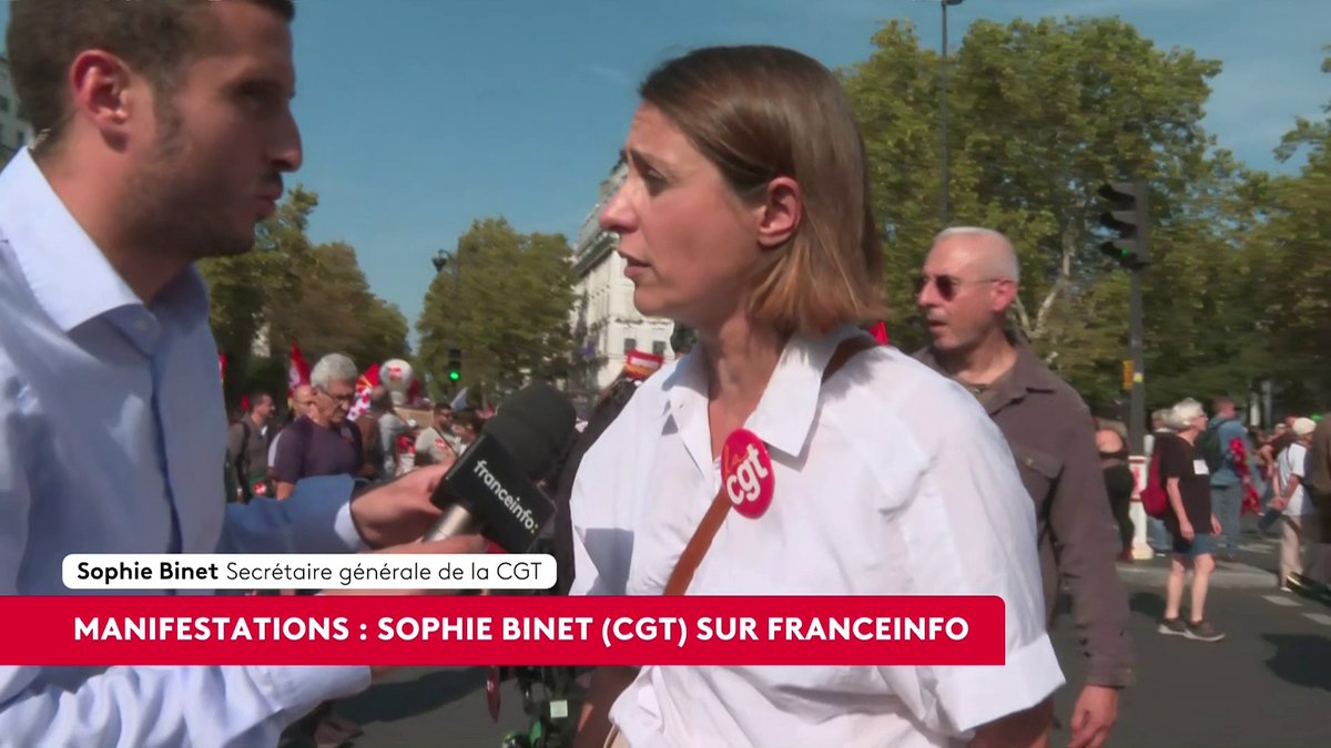 🔴🗣 "Les fonctionnaires français, aujourd'hui, sont parmi les moins bien payés des pays de l'OCDE", affirme Sophie Binet, Secrétaire générale de la CGT. #canal16