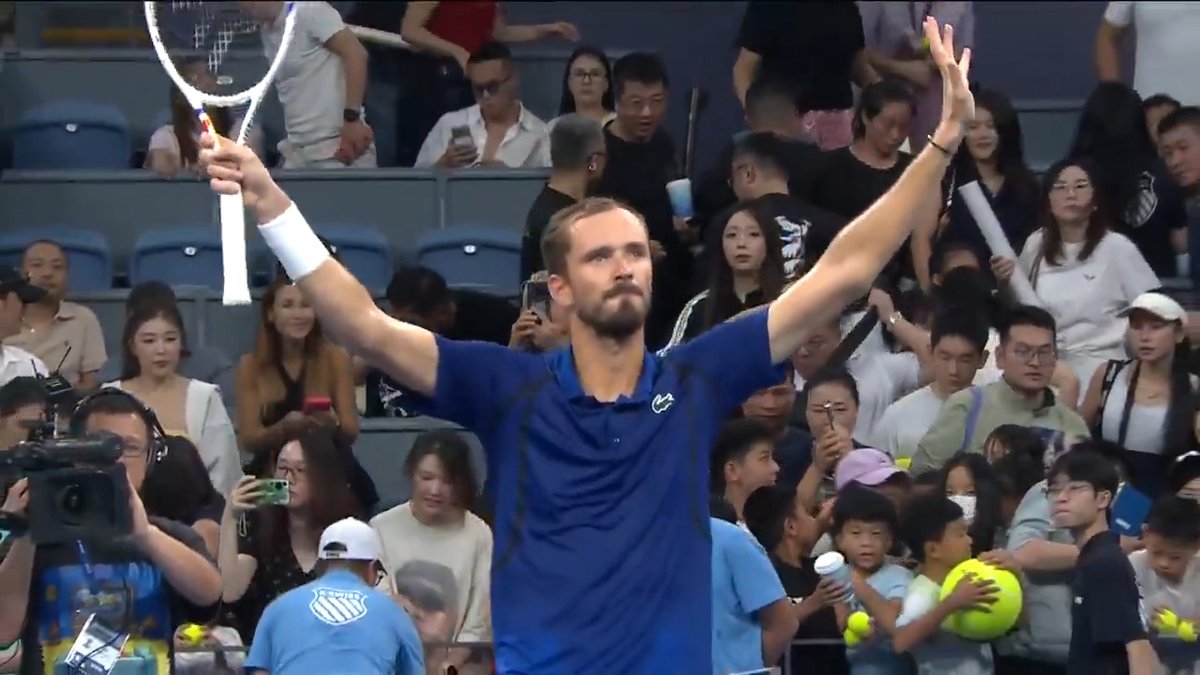 The last man standing. Daniil Medvedev soars to his 24th tour-level title in emphatic fashion! Hangzhou Open | #HangzhouOpen