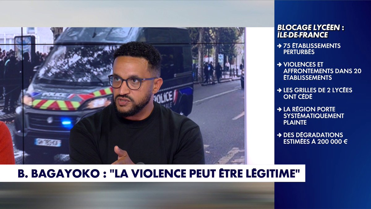 «Quand les gens s'en prennent aux policiers, les policiers ripostent, si cela ne lui plaît pas, c'est pareil», rappelle Reda Belhaj, porte-parole du syndicat Police Un1té, à Bally Bagayoko #LinfodeVilno Toute l'info est à retrouver sur