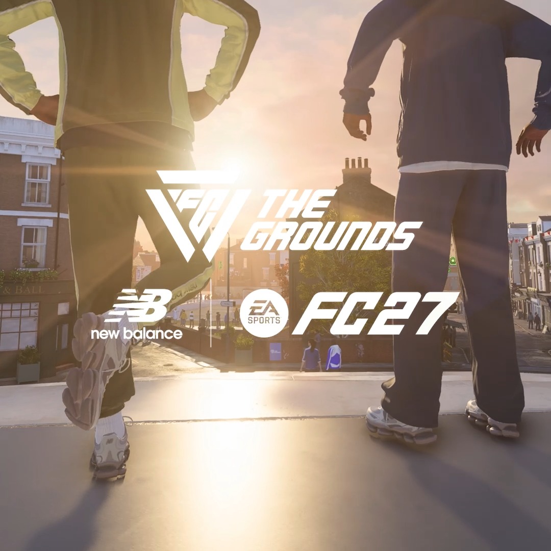 New Balance. It’s in the game. Jump into #FC27 to see the latest collection, now available in The Grounds: