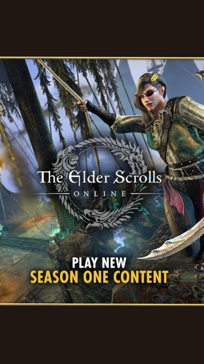 Embark on the next set of adventures arriving in Season One of The Elder Scrolls Online. ✅ Solve the perplexing puzzles of the Nowhere Vault ✅ Listen for rumors and uncover hidden stories across Tamriel ✅ Battle above and below the depths during the limited-time High Seas of Tamriel event More info:
